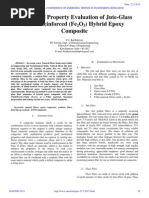 Mechanical Property Evaluation of Jute-Glass