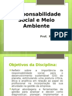 AULA 1 Responsabilidade Social e Meio Ambiente