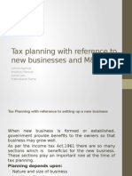 New Business Tax Planning