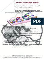 Hyraulic Flow Meter Wireline Packer Test