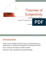 Theories of Subjectivity