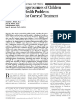 Perceived Dangerousness of Children With Mental Health Problems and Support For Coerced Treatment