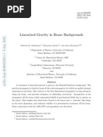 Linearized Gravity in Brane Backgrounds