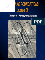 Lesson 08-Chapter 8 Shallow Foundations PDF