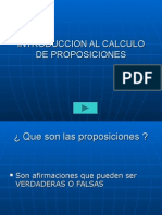 Calculo de Proposiciones 