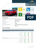 Euroncap 2015 Mazda 2 Datasheet