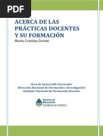 DAVINI Cristina. Acerca de Las Practicas Docentes y Su Formacion 1