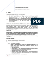 Deceased Depositors Policy PDF