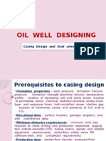 Oil Well Designing