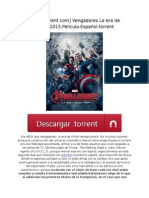 (Mejortorrent - Com) Vengadores La Era de Ultrón.2015.Pelicula - Español.torrent