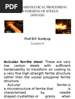 Thermo-Mechanical Processing and Forming of Steels