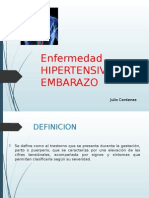 Enfermedad HIPERTENSIVA DEL EMBARAZO