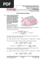 April 11 Homework Solutions: Mechanical Engineering 375 Heat Transfer