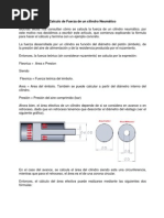 Calculo de Fuerza de Un Cilindro Neumático