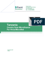 Tanzania Country Scan Microfinance