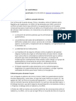 Acuerdos de Paz de Guatemala Derechooooooooo