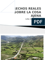 Derechos Reales Sobre La Cosa Ajena