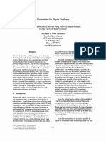 Mechanisms For Haptic Feedback