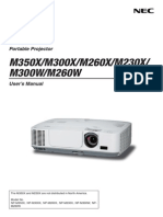 User Manual NP-M350XG