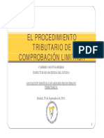 El Procedimiento Tributario de Casimiro Santos Arribas Comprobación Limitada