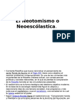 6 El Neotomismo o Neoescólastica