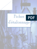 Fiches D'étalonnages