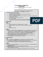 Basic Abdominal Examination