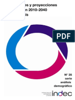 INDEC Proyecciones y Estimaciones Nacionales 2010 2040