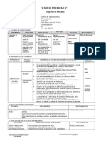 Sesión de Aprendizaje Diagama