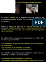 Evaluación Sensorial de Alimentos