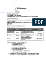 Mehmood Ul Hassan: Qualificati ON Year Institution Grade/Gp A