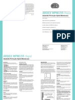 Ardex WPM 155 Datasheet