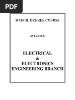 MG Universuty B.tech Eee Full Syllabus