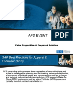 Afs Event: Value Proposition & Proposed Solution