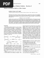 Ethylene Oxide Kinetics and Mechanism