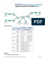 8.1.3.4 Packet Tracer - Propagating A Default Route in EIGRP For IPv4 and IPv6 Instructions