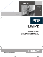 Manual Multimetro Serie Ut231