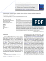 Friction and Wear Behavior of Laser-Sintered Iron Silicon Carbide Composites J Mat Proc Tech PDF