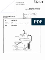 Mineral Oil Centrifuge With Self-Bowl Osd 6-91-067 Me and Ae Lo PX