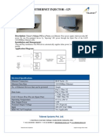 Power Over Ethernet Injector: 12V: Description