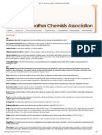 .Dictionary of The American Leather Chemists Association