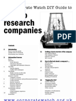 Marketing - How To Research Companies