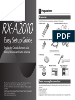 RX-A2010 Easy Setup Guide