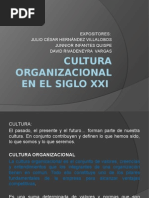 Cultura Organizacional en El Siglo Xxi