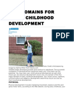 Five Domains For Early Childhood Development