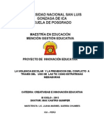 Perfil de Proyecto de Innovacion Educativa