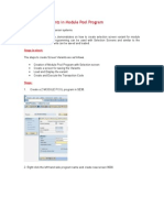 Module Pool Sap Programming