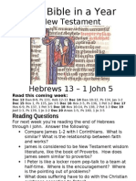 7 NT Hebrews 15 To I John