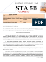 MACROECONOMIA KEYNESIANA Gabarito - Lista - 5b - 2011 - PDF