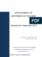 Teacher of Mathematics